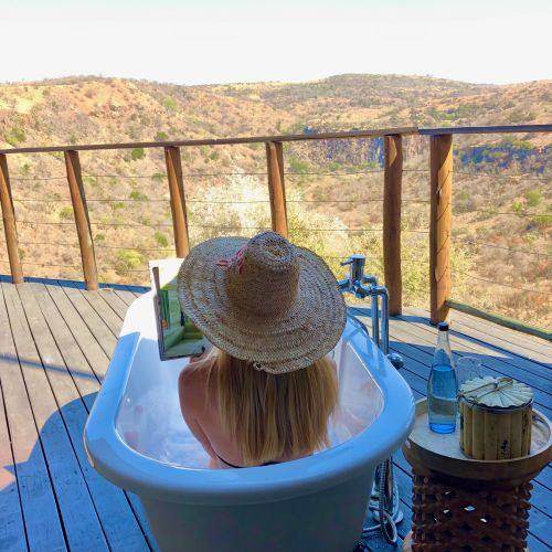 The long middle of the day, on a suite’s deck